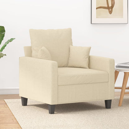 Křeslo Světle Žluté Textil