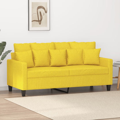 Křeslo Světle Žluté Textil