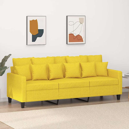 Křeslo Světle Žluté Textil