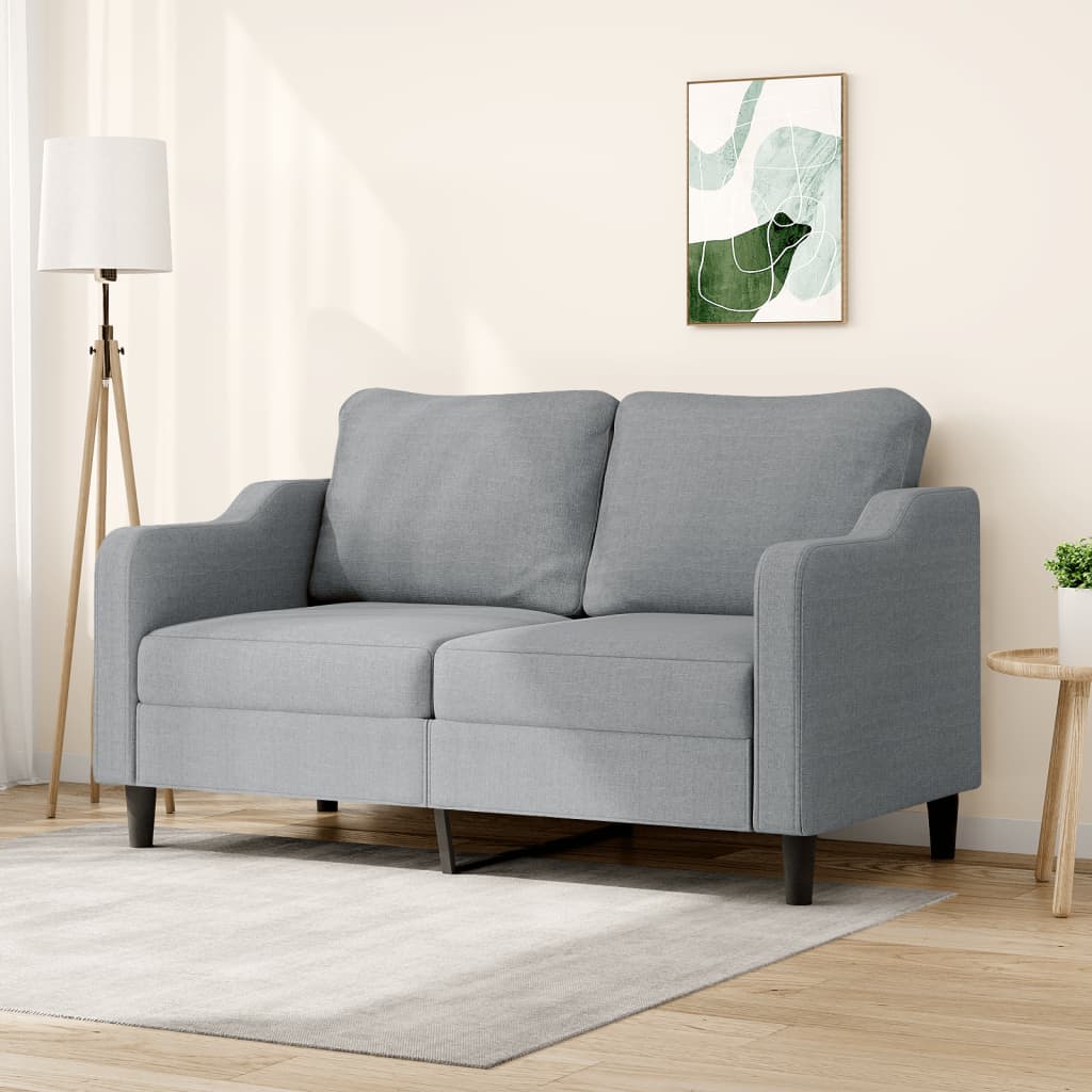 Křeslo Světle Šedé Textil