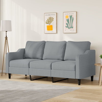 Křeslo Světle Šedé Textil
