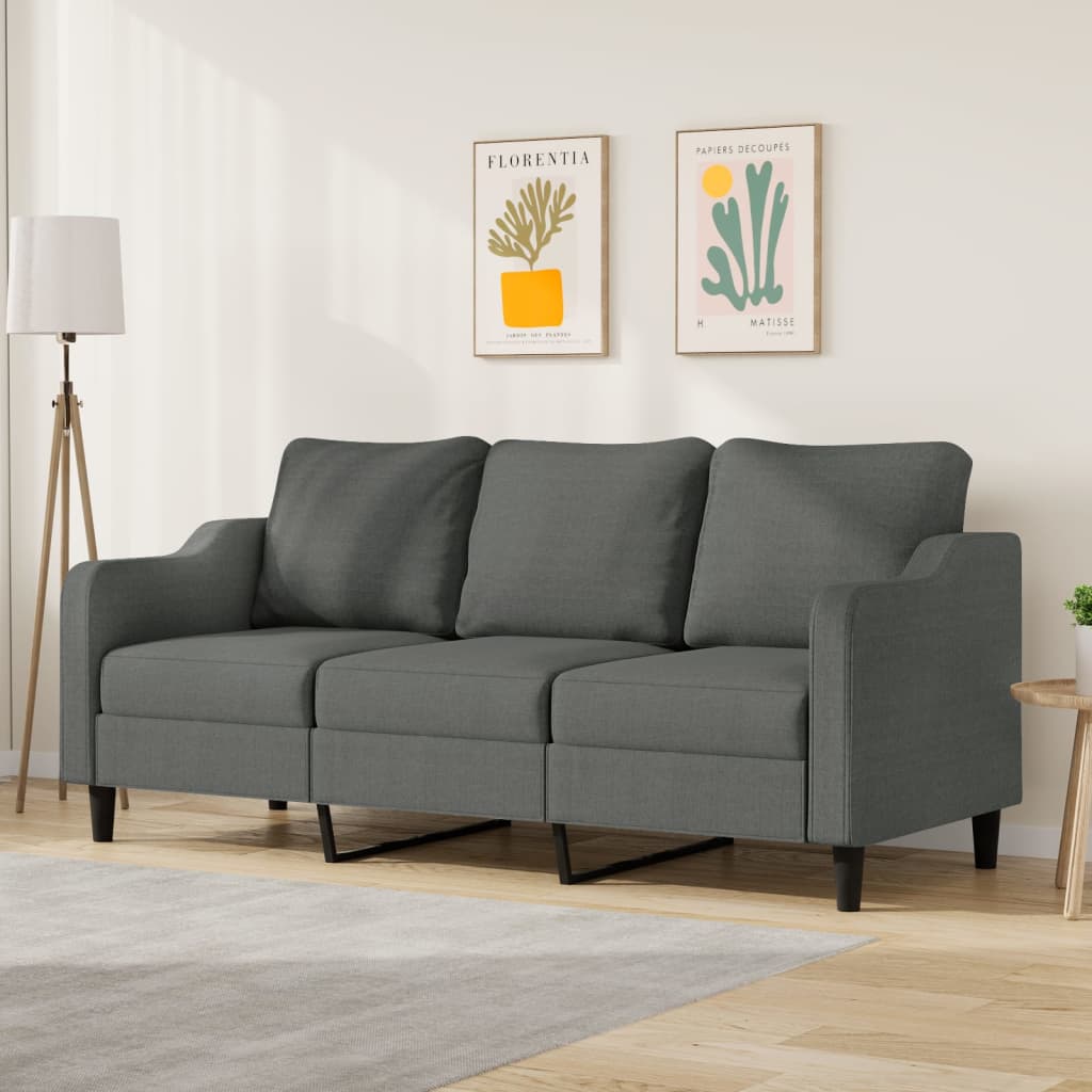 Křeslo Světle Šedé Textil