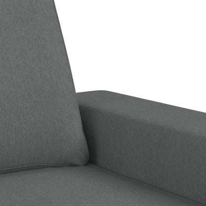 Křeslo Tmavě Šedé Textil