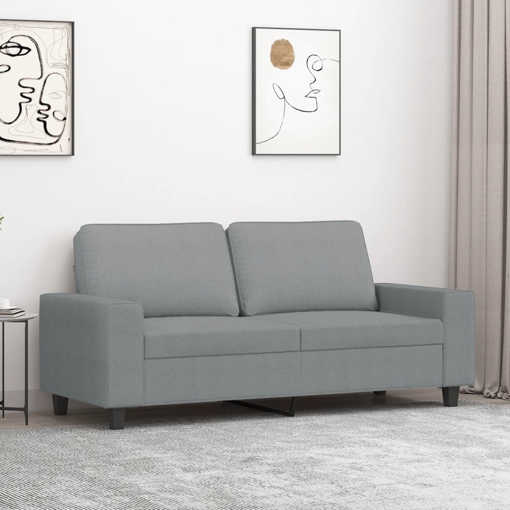 Křeslo Tmavě Šedé Textil