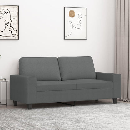 Křeslo Tmavě Šedé Textil