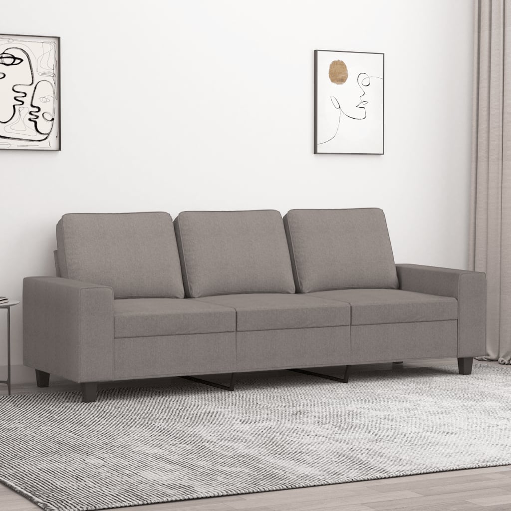 Křeslo Tmavě Šedé Textil