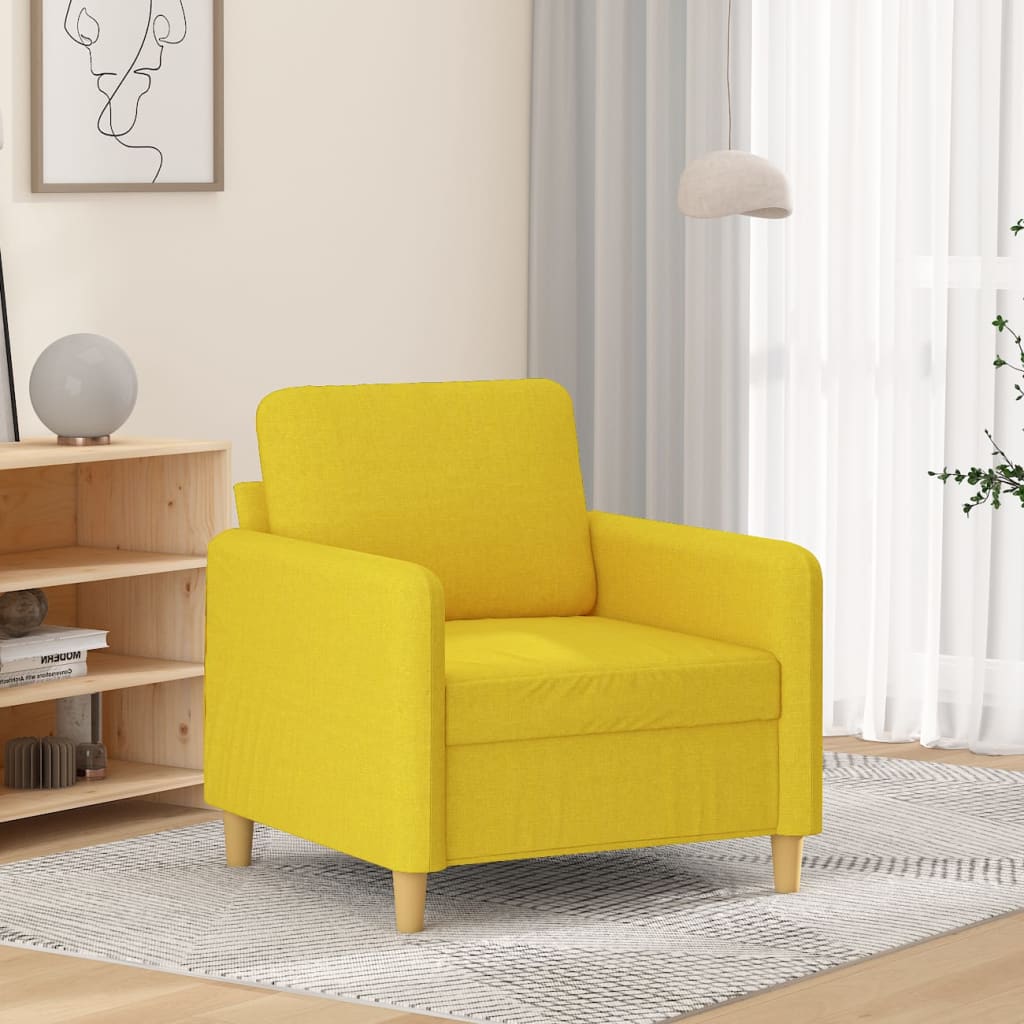 Křeslo Světle Šedé Textil