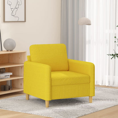 Křeslo Světle Šedé Textil