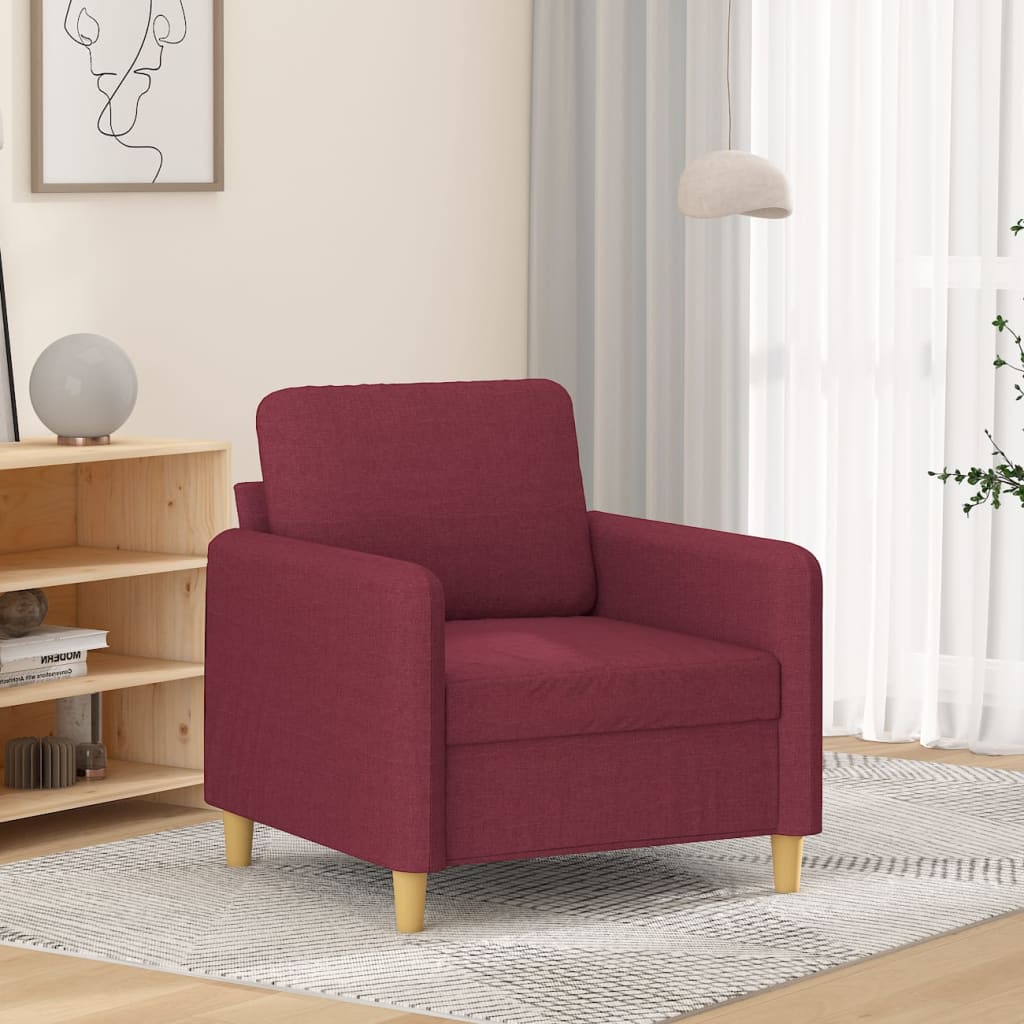 Křeslo Světle Šedé Textil