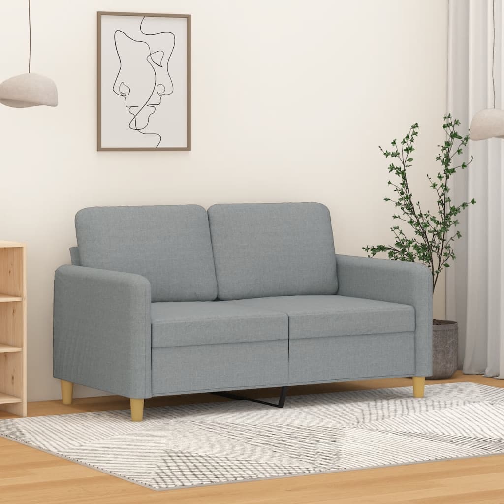Křeslo Světle Šedé Textil