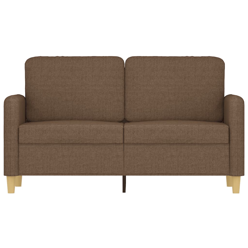 2Místná Pohovka Hnědá 120 Cm Textil