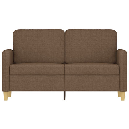 2Místná Pohovka Hnědá 120 Cm Textil