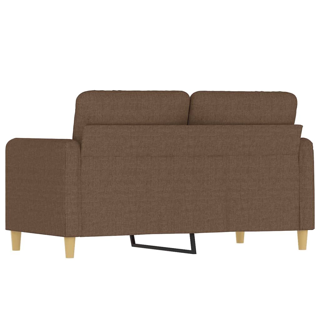 2Místná Pohovka Hnědá 120 Cm Textil