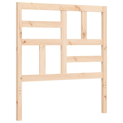 Rám Postele S Čelem 100 X 200 Cm Masivní Dřevo