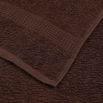 Ručníky Pro Hosty Frogn 10 Ks Hnědé 30X50 Cm 360 G/M²