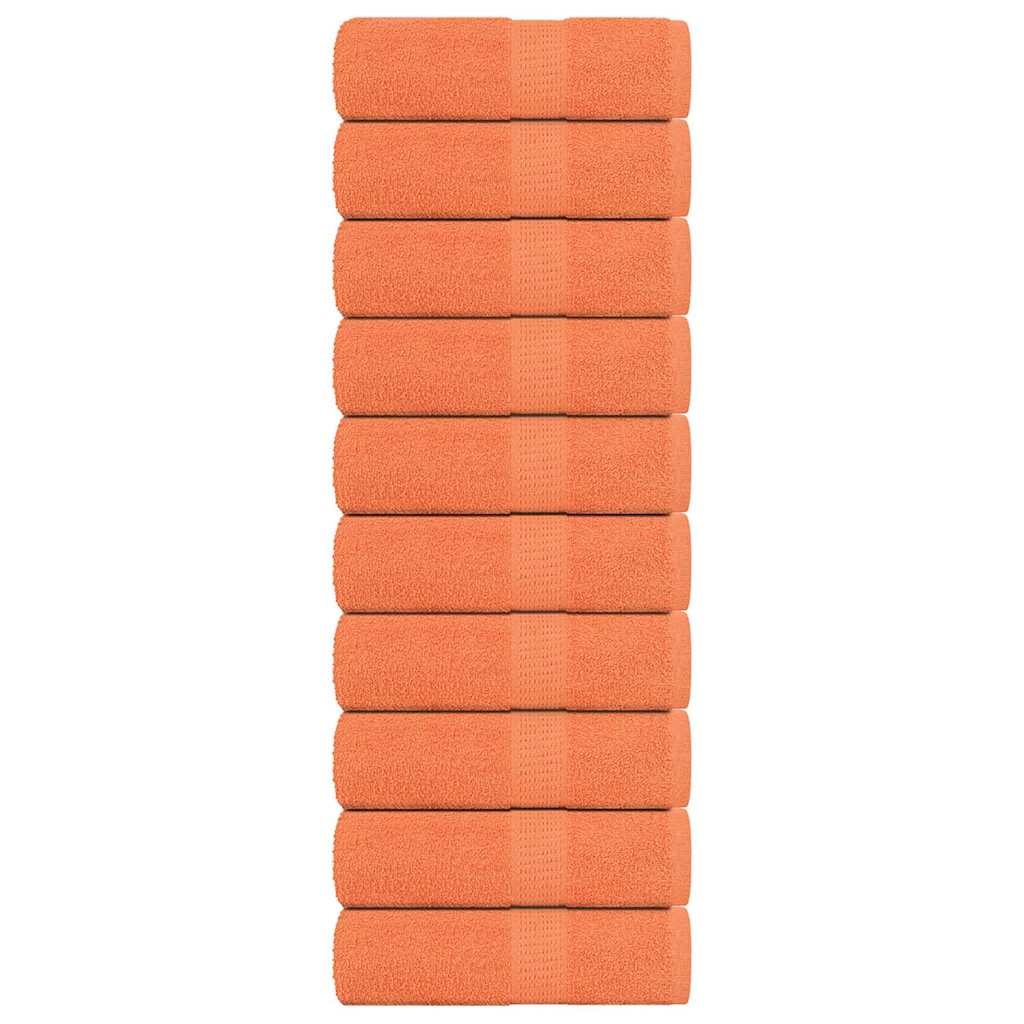 Saunové Osušky Frogn 4 Ks Oranžové 360 G/M² Oranžová
