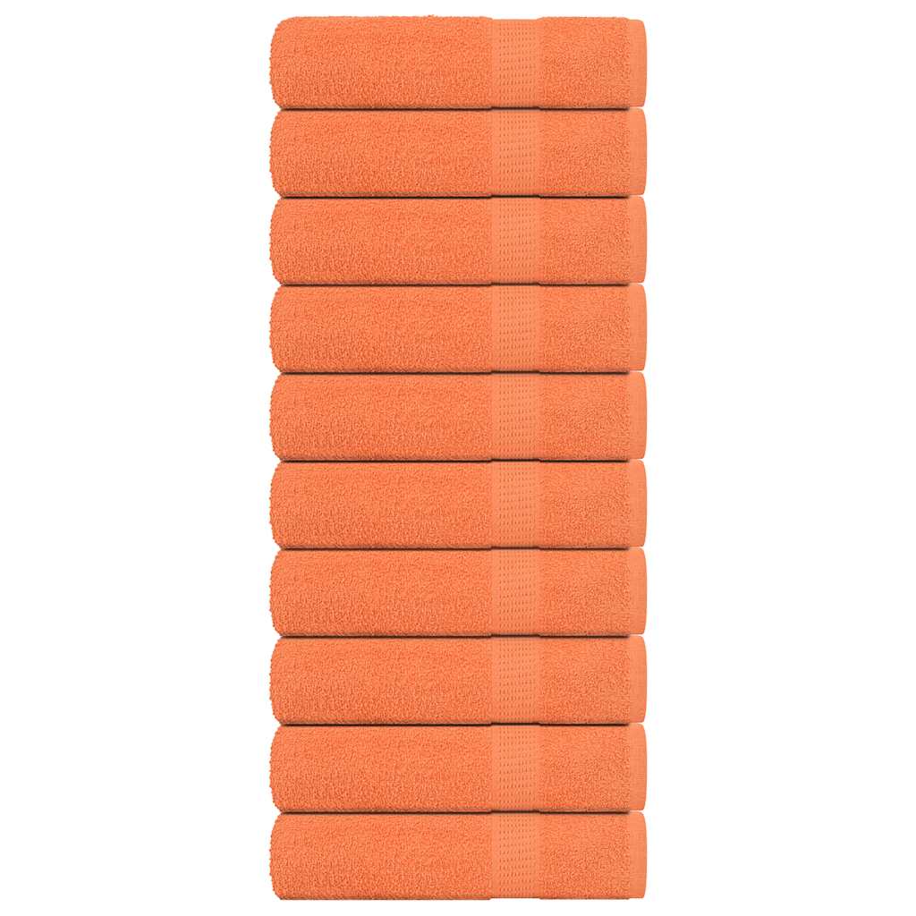 Saunové Osušky Frogn 4 Ks Oranžové 360 G/M² Oranžová