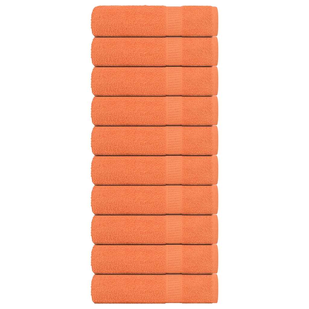 Saunové Osušky Frogn 4 Ks Oranžové 360 G/M² Oranžová
