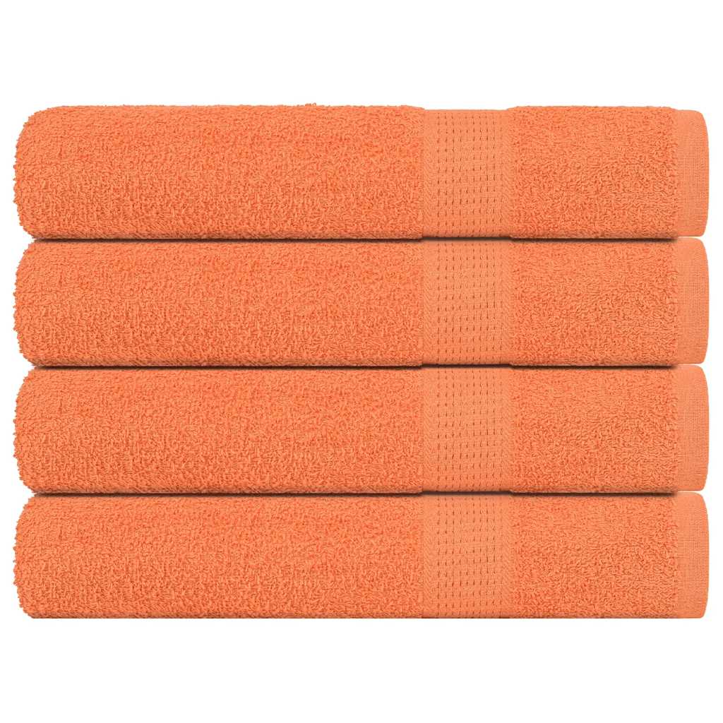 Saunové Osušky Frogn 4 Ks Oranžové 360 G/M² Oranžová