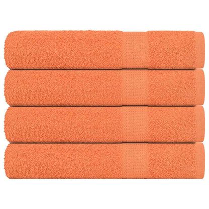 Saunové Osušky Frogn 4 Ks Oranžové 360 G/M² Oranžová
