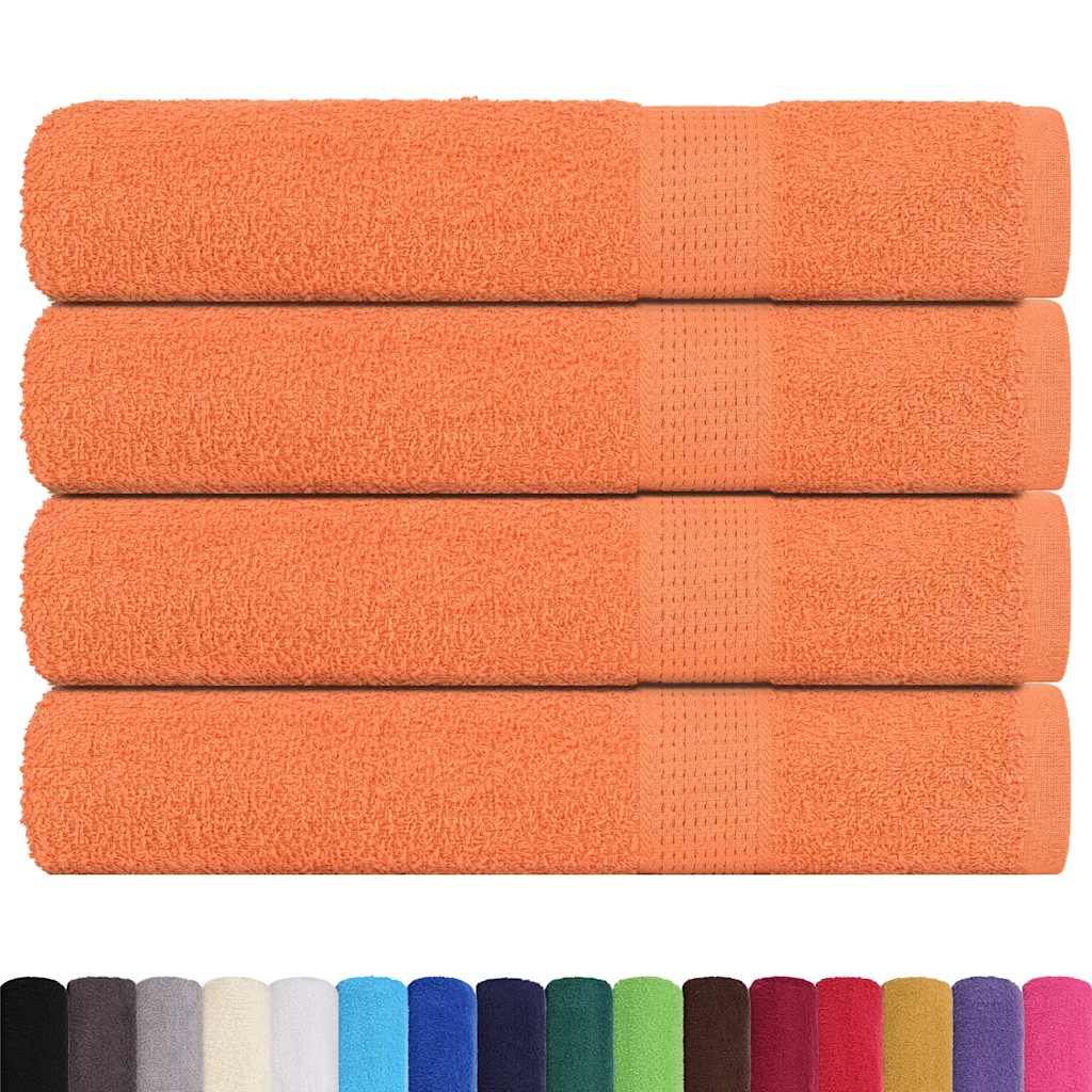 Saunové Osušky Frogn 4 Ks Oranžové 360 G/M² Oranžová