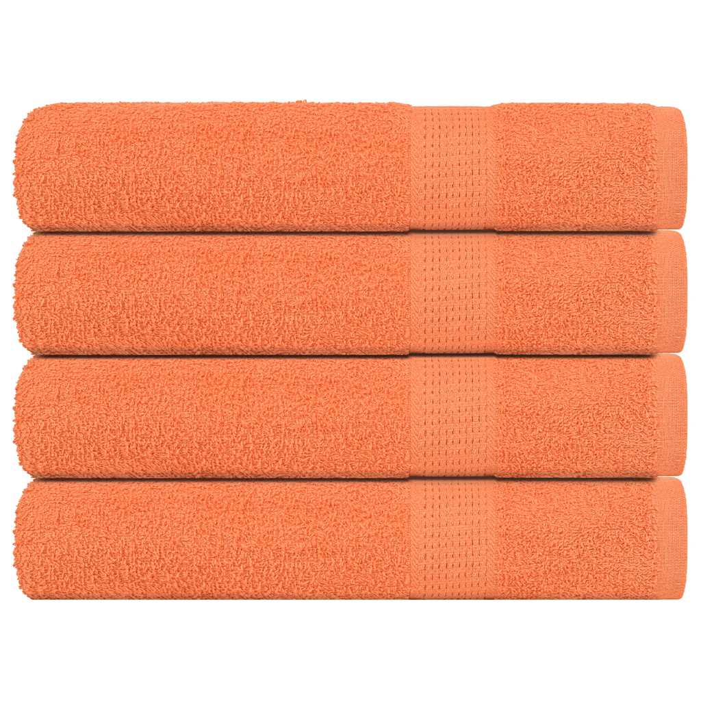 Saunové Osušky Frogn 4 Ks Oranžové 360 G/M² Oranžová