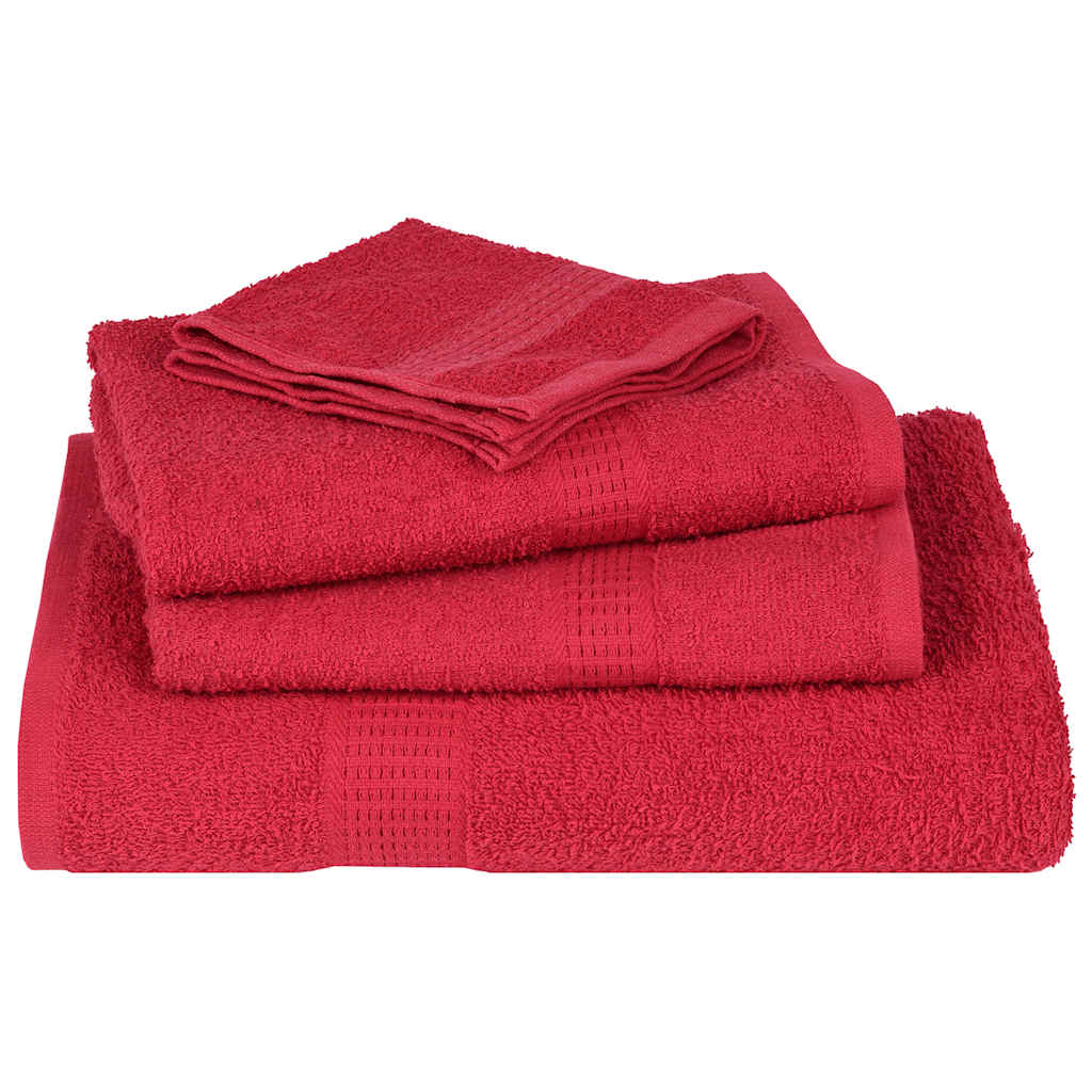 Ručníky Pro Hosty Frogn 2 Ks Červené 30X50 Cm 360 G/M²