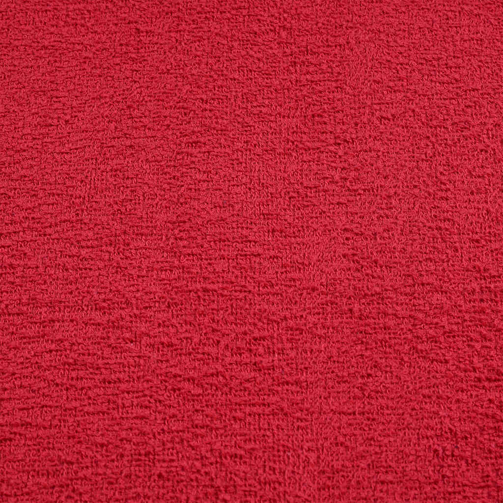 Sprchové Ručníky 10 Ks Červené 360 G/M² 100% Bavlna Červená
