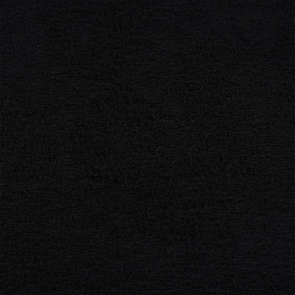Ručníky Na Ruce 2Ks Černé 30X30Cm 360 G/M² 100% Bavlna Černá