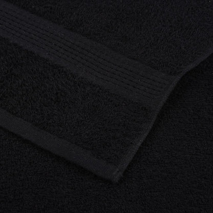 Ručníky Na Ruce 2Ks Černé 30X30Cm 360 G/M² 100% Bavlna Černá