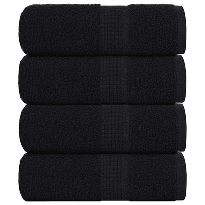 Ručníky Na Ruce 2Ks Černé 30X30Cm 360 G/M² 100% Bavlna Černá