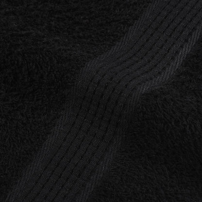 Ručníky Pro Hosty Frogn 10 Ks Černé 30X50 Cm 360 G/M²