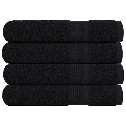 Ručníky Na Ruce 2Ks Černé 30X30Cm 360 G/M² 100% Bavlna Černá