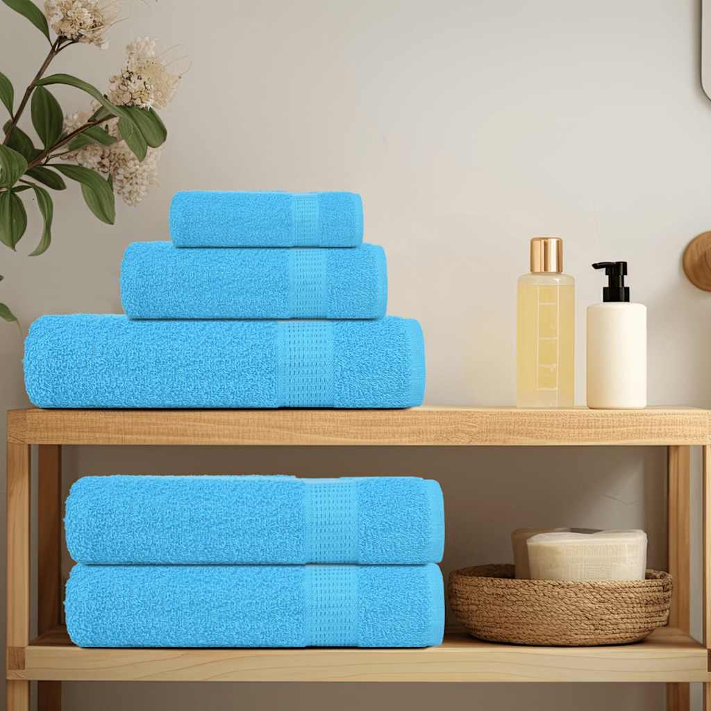 Ručníky Frogn 10 Ks Tyrkysové 360 G/M² Tyrkysová