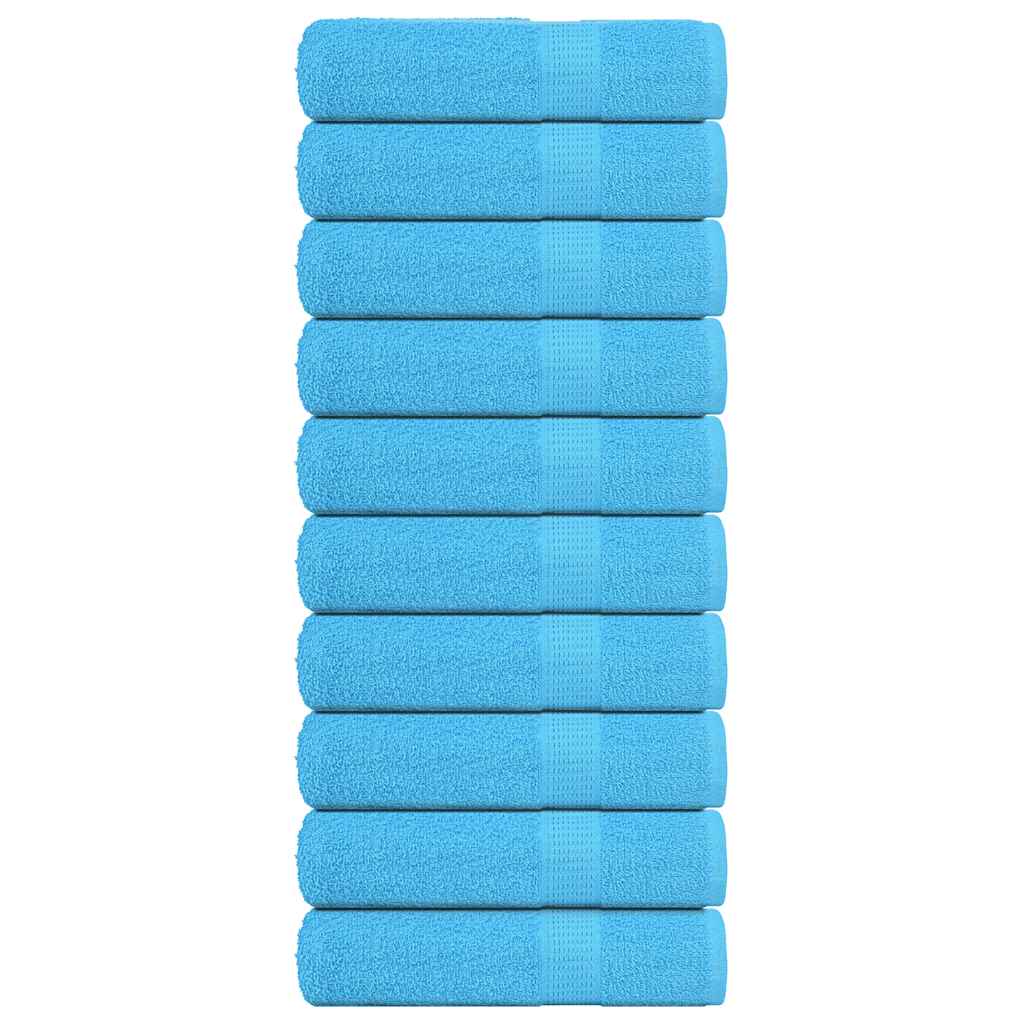 Ručníky Frogn 10 Ks Tyrkysové 360 G/M² Tyrkysová