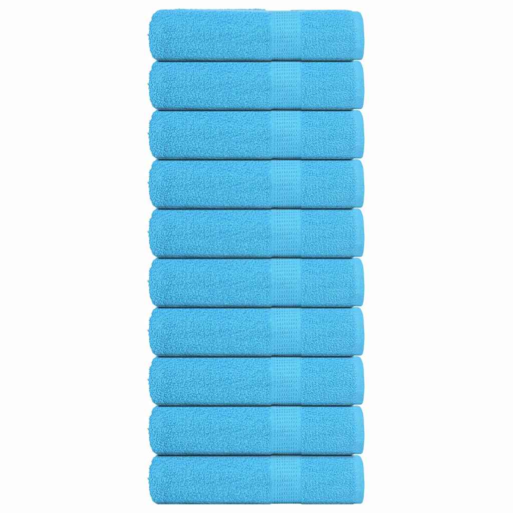 Ručníky Frogn 10 Ks Tyrkysové 360 G/M² Tyrkysová