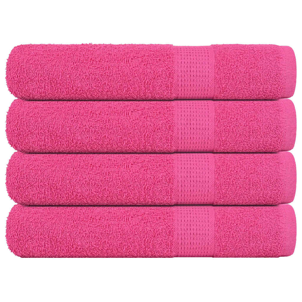 Saunové Osušky Frogn 4 Ks Růžové 360 G/M² Růžová