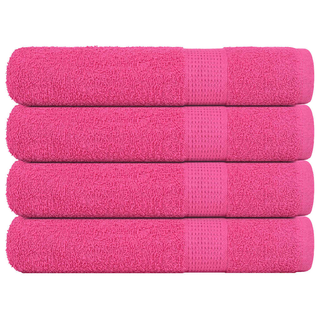 Saunové Osušky Frogn 4 Ks Růžové 360 G/M² Růžová