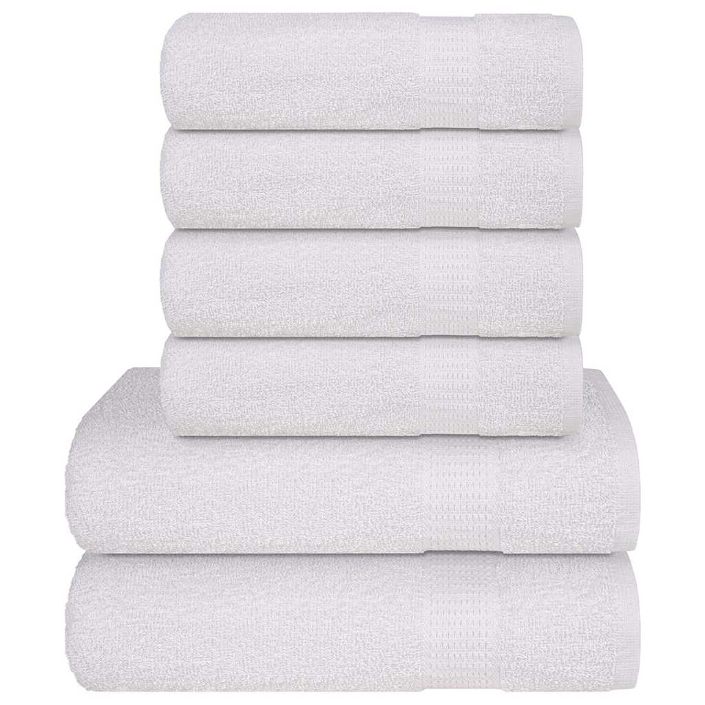 6Dílná Sada Ručníků Frogn Jablečně Zelená 360 G/M²