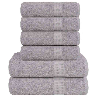 6Dílná Sada Ručníků Frogn Jablečně Zelená 360 G/M²