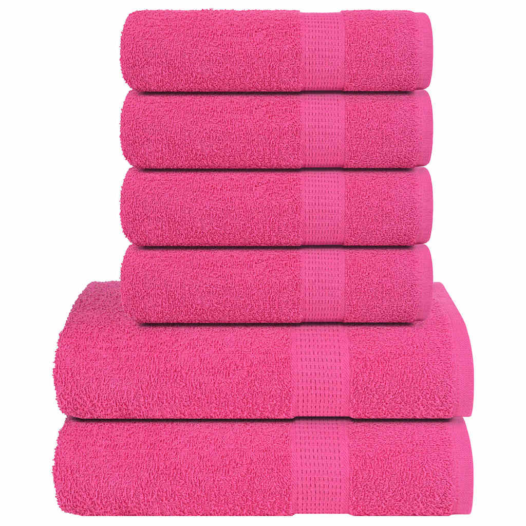 6Dílná Sada Ručníků Frogn Jablečně Zelená 360 G/M²