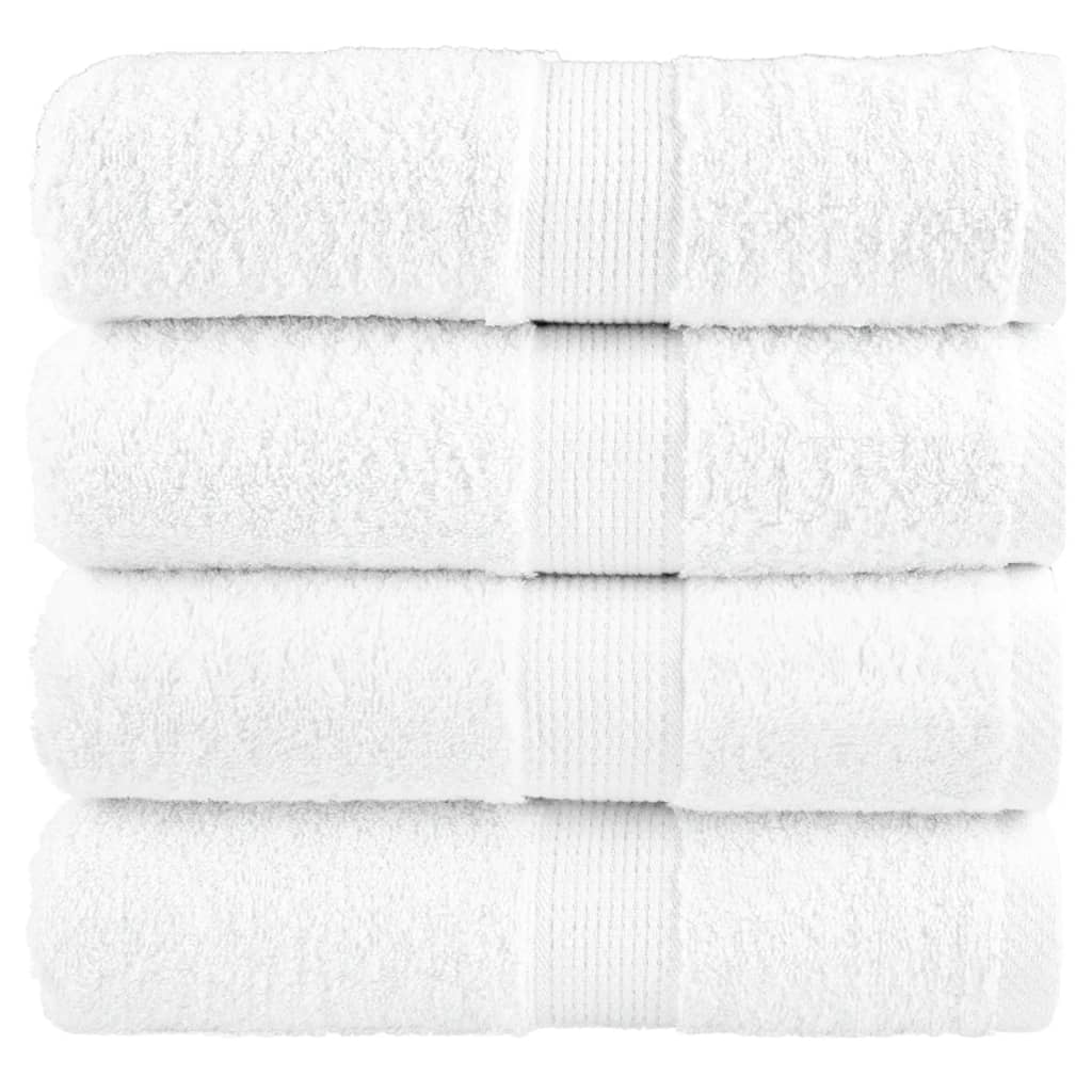 Premium Ručníky Do Sauny Solund 4Ks Bílé 80X200Cm 600 G/M² Bílá