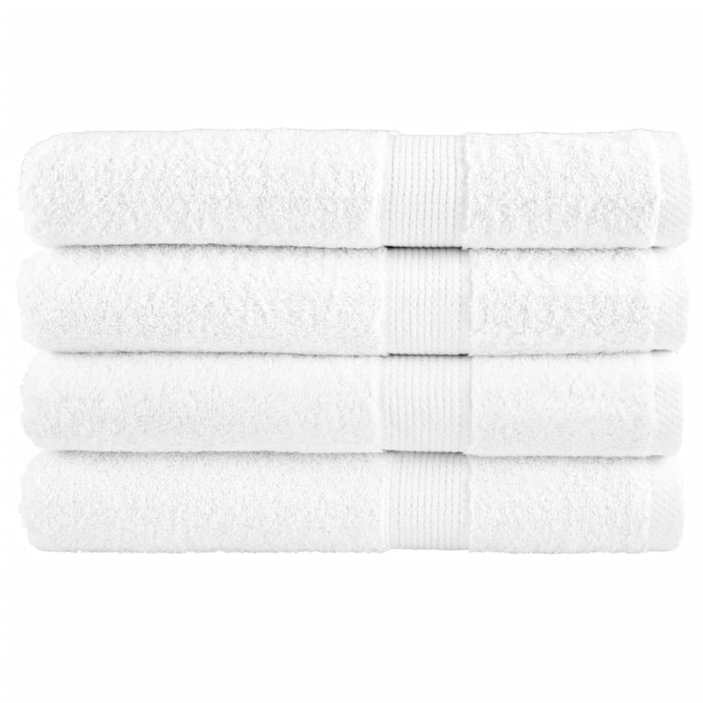 Premium Ručníky Do Sauny Solund 4Ks Bílé 80X200Cm 600 G/M² Bílá