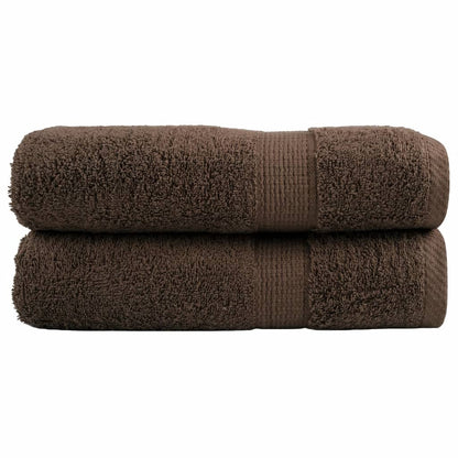 Prémiové Ručníky Solund 2 Ks Hnědé 600 G/M² Hnědá