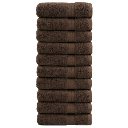 Prémiové Ručníky Solund 2 Ks Hnědé 600 G/M² Hnědá