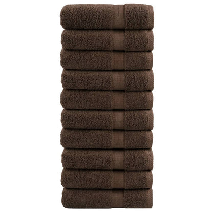 Prémiové Ručníky Solund 2 Ks Hnědé 600 G/M² Hnědá
