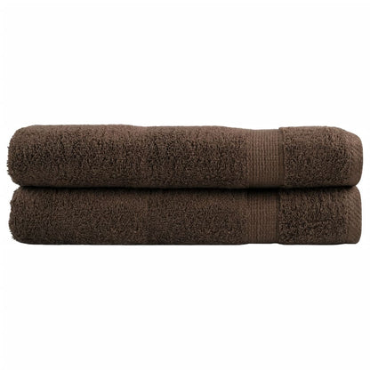 Prémiové Ručníky Solund 2 Ks Hnědé 600 G/M² Hnědá