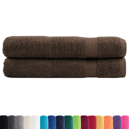 Prémiové Ručníky Solund 2 Ks Hnědé 600 G/M² Hnědá