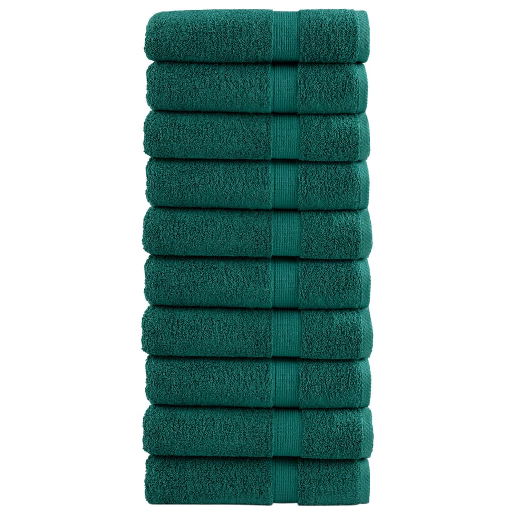 Premium Ručníky Solund 4 Ks Zelené 600 G/M² Zelená