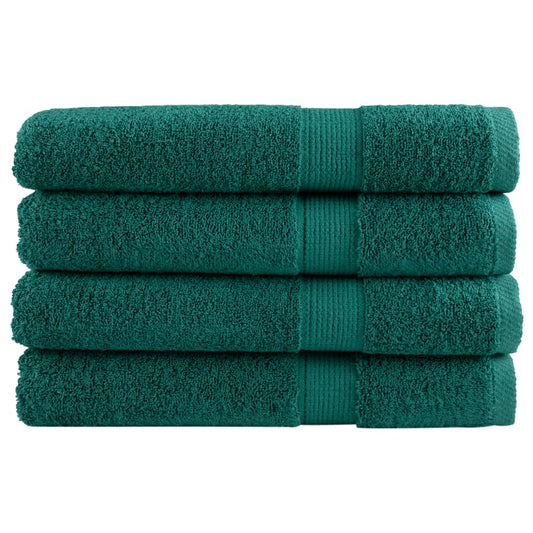 Premium Ručníky Solund 4 Ks Zelené 600 G/M² Zelená